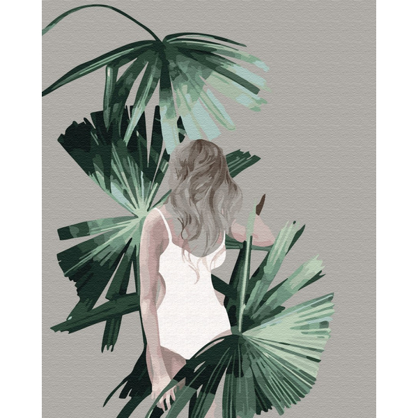 Картина по номерам Авторські колекції - Листя Багам