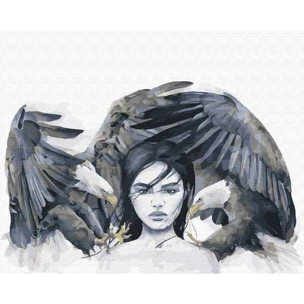 Картина по номерам Авторські колекції - Небезпечні улюбленці: орли