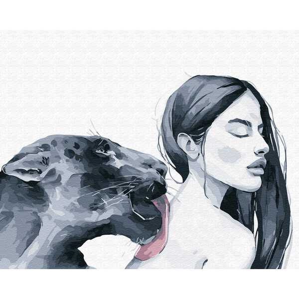 Картина по номерам Авторські колекції - Небезпечні улюбленці: гепард