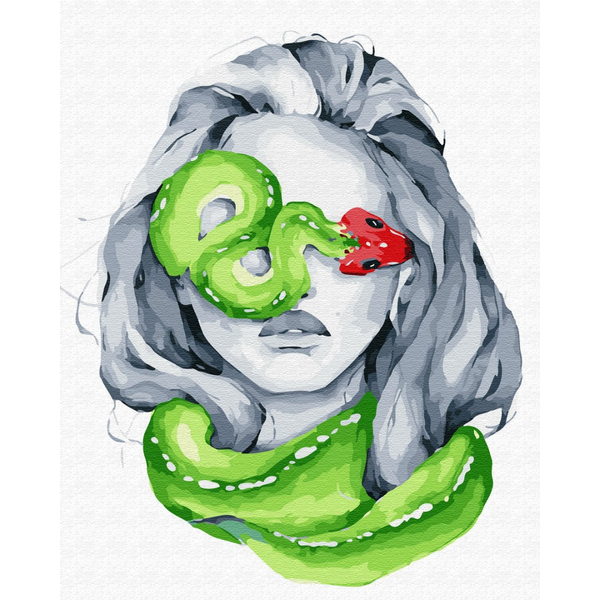 Картина по номерам Авторські колекції - Небезпечні улюбленці: змія
