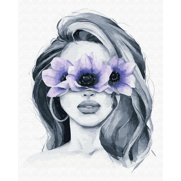 Картина по номерам Авторські колекції - Волошкові очі