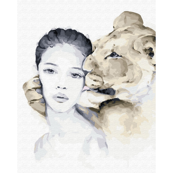 Картина по номерам Авторські колекції - Небезпечні улюбленці: пума