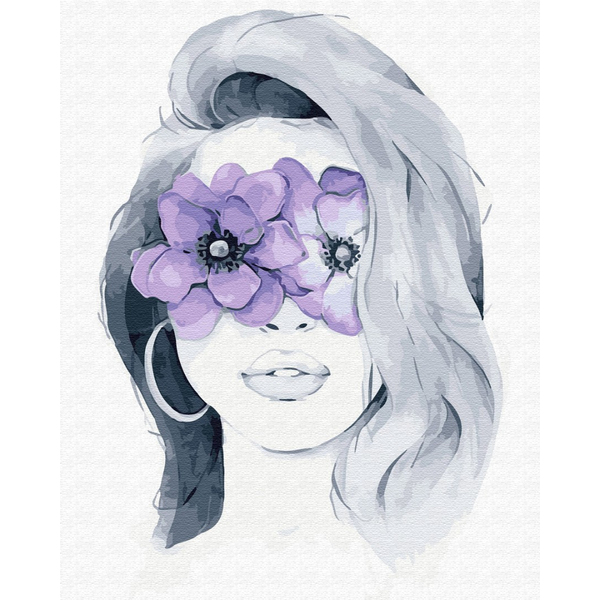 Картина по номерам Авторські колекції - Фіалковий погляд