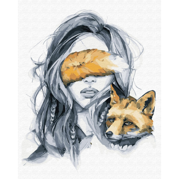 Картина по номерам Авторські колекції - Небезпечні улюбленці: лисиця