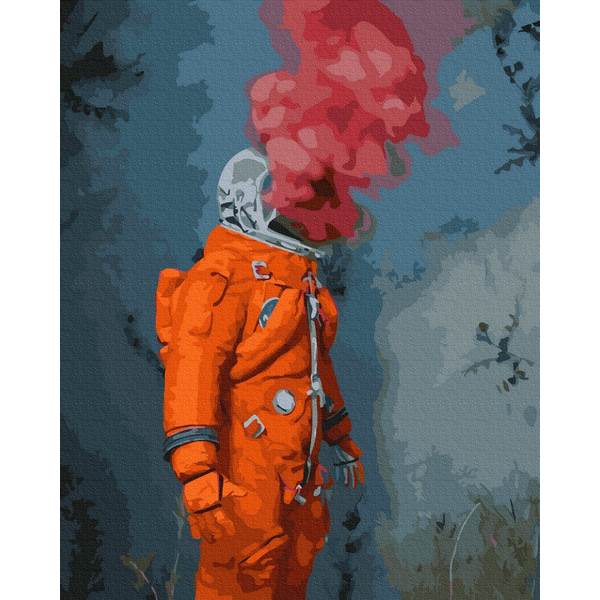Картина по номерам Космос - Космічний герой