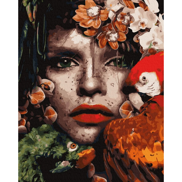 Картина по номерам Люди на картинах - Погляд амазонки