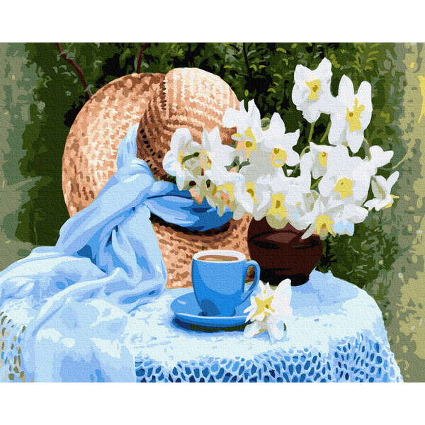 Картина по номерам Квіти - Весняні нарциси