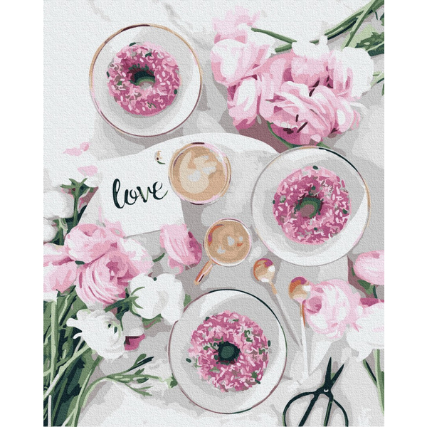 Картина по номерам Авторські колекції - Ніжний флетлей