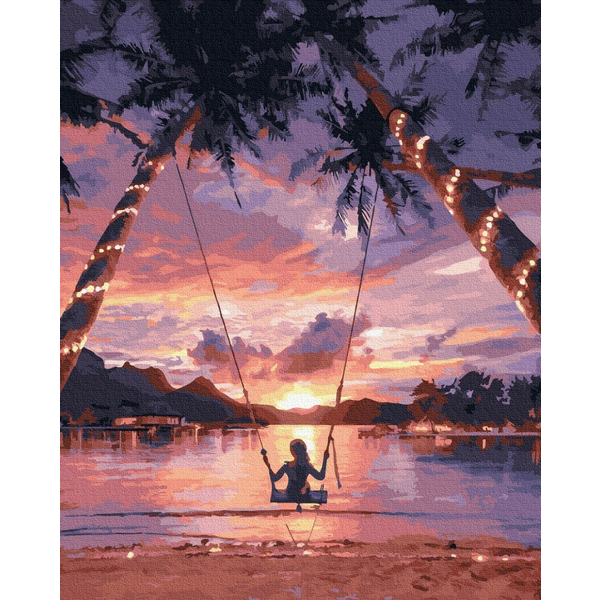 Картина по номерам Природа - Райське насолодження