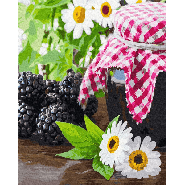 Картина по номерам Натюрморти - Ожинове варення