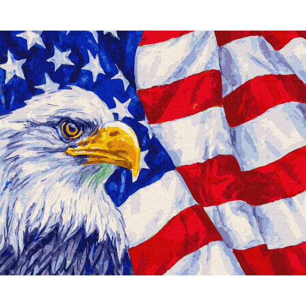 Картина по номерам Тварини, птахи та риби - Символи США