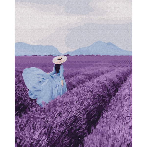 Картина по номерам Авторські колекції - Прогулянка по лавандовому полі