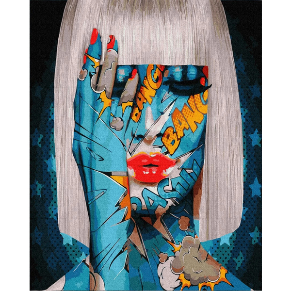 Картина по номерам Люди на картинах - Модний арт