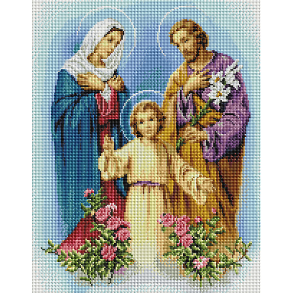 Алмазна мозаїка 40х50 - Свята Сім'я