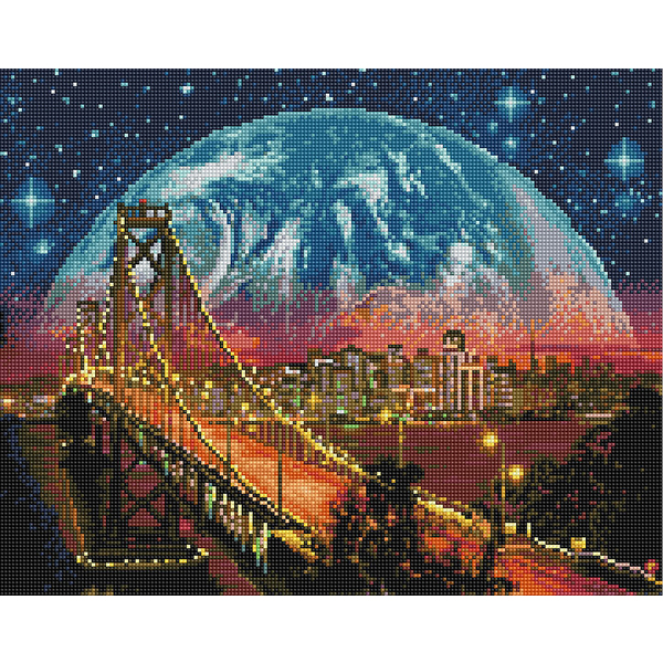 Алмазна мозаїка 40х50 - Манхеттенський міст