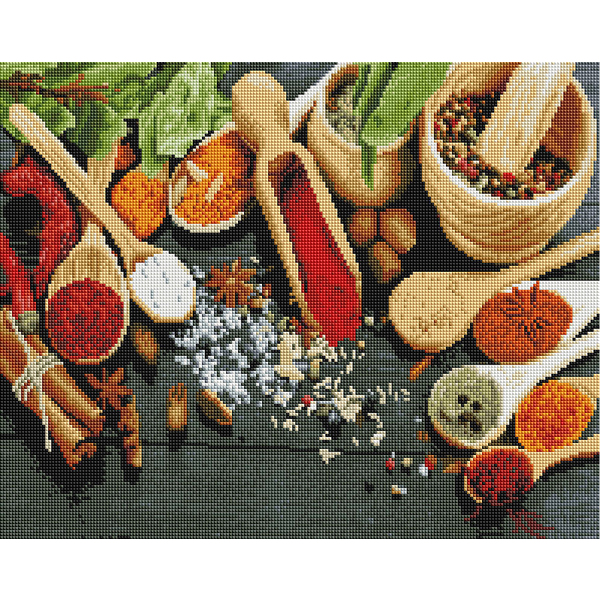 Алмазна мозаїка 40х50 - Ароматні спеції