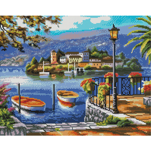 Алмазна мозаїка 40х50 - Сонячна набережна