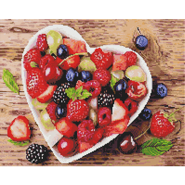 Алмазна мозаїка 40х50 - Стиглі ягоди