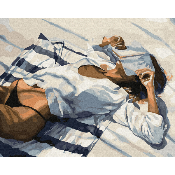 Картина по номерам Люди на картинах - Пляжний відпочинок