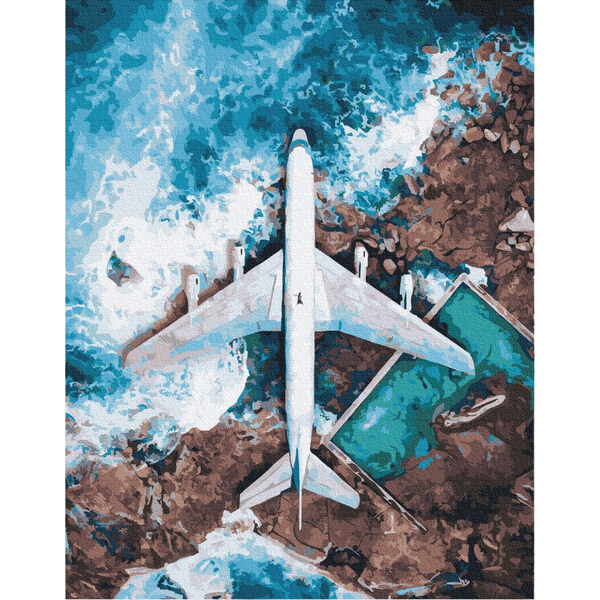 Картина по номерам Кораблі, автомобілі та літаки - Авіа