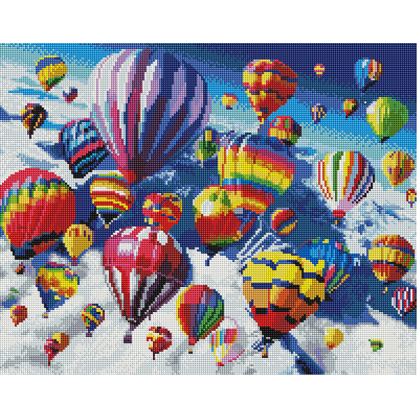 Алмазна мозаїка 40х50 - Кулі в небі