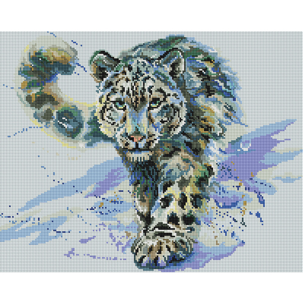 Алмазна мозаїка 40х50 - Сніжний барс