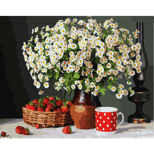 Картина по номерам Квіти - Літній натюрморт