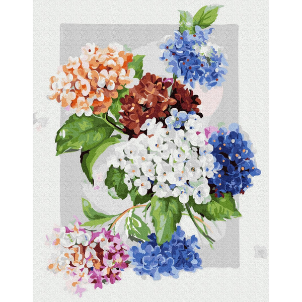 Картина по номерам Квіти - Квітковий розмай