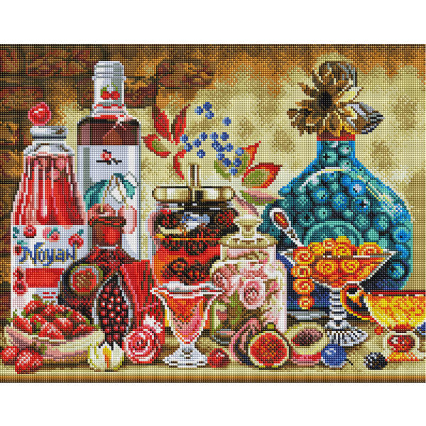 Алмазна мозаїка 40х50 - Кухонний натюрморт