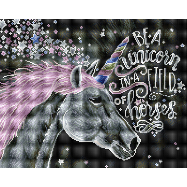 Алмазна мозаїка 40х50 - Єдиноріг