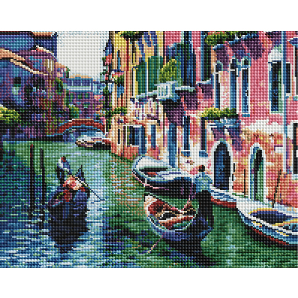 Алмазна мозаїка 40х50 - По каналах Венеції