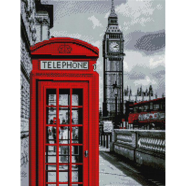 Алмазна мозаїка 40х50 - В центрі Лондона