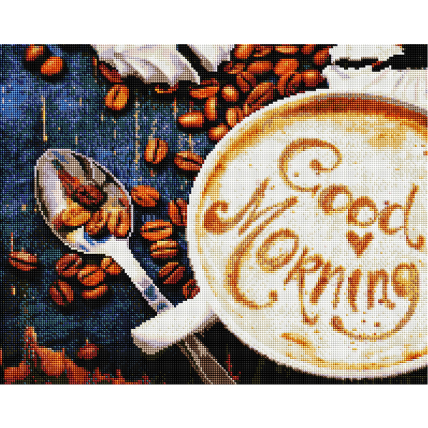 Алмазна мозаїка 40х50 - Ранкова кава