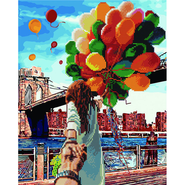 Комбінована алмазна мозаїка - Слідуй за мною