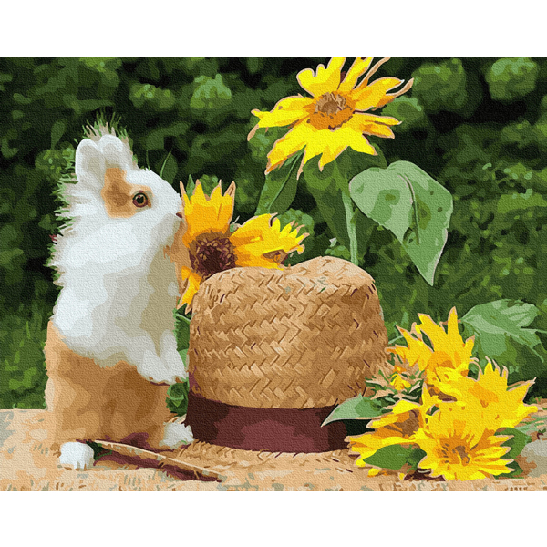 Картина по номерам Тварини, птахи та риби - Домашній кролик