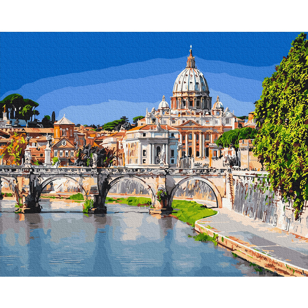 Картина по номерам Города - Базиліка святого Петра