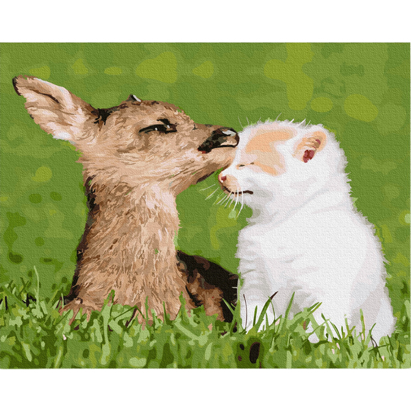 Картина по номерам Тварини, птахи та риби - Щенятка