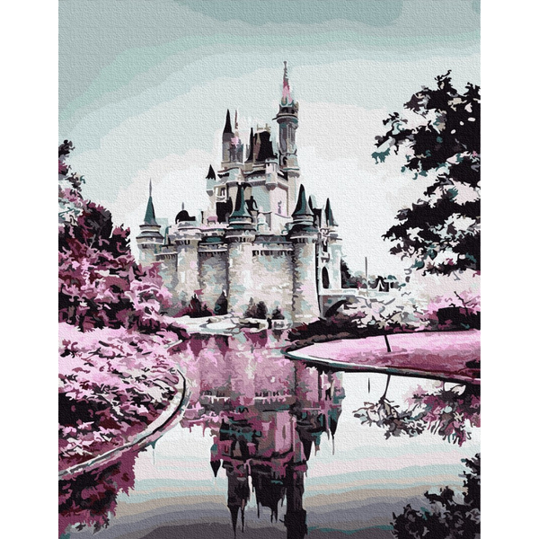 Картина по номерам Города - Відображення замку