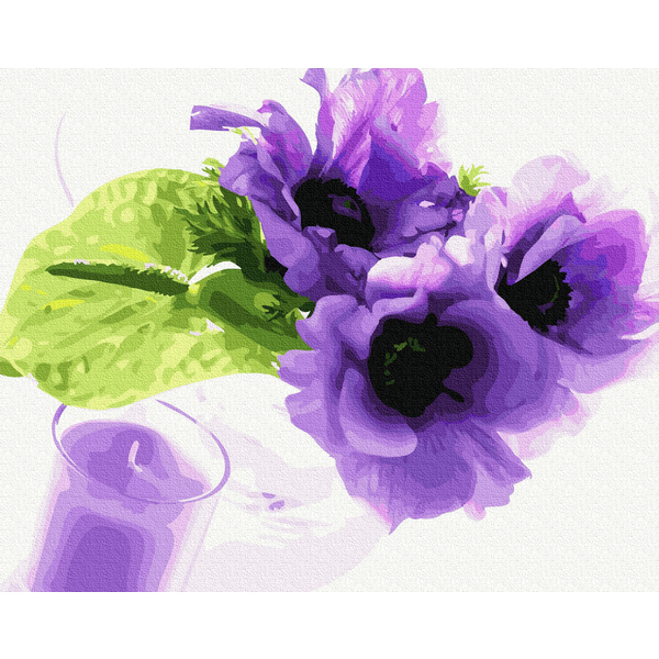 Картина по номерам Для початківців - Фіалковий аромат