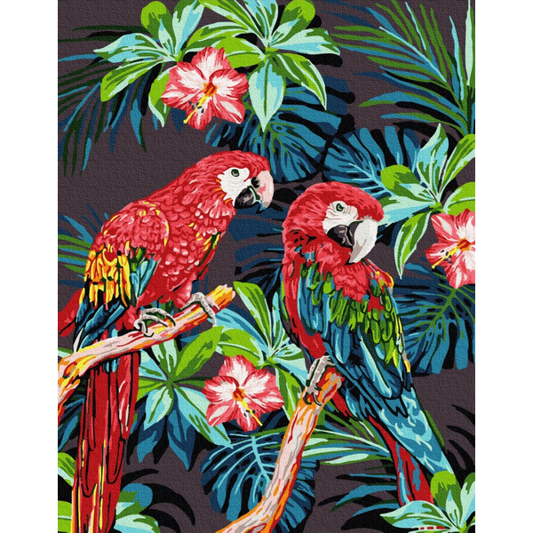 Картина по номерам Тварини, птахи та риби - Щенячий відпочинок