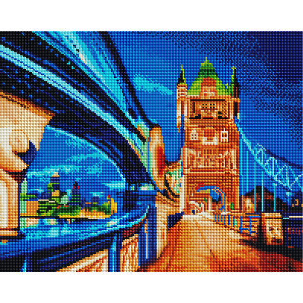 Алмазна мозаїка 40х50 - Вечірній міст