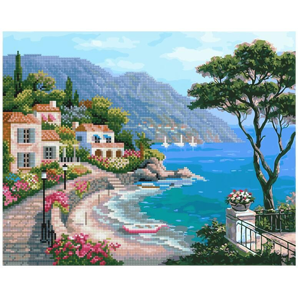 Комбінована алмазна мозаїка - Літня ідилія