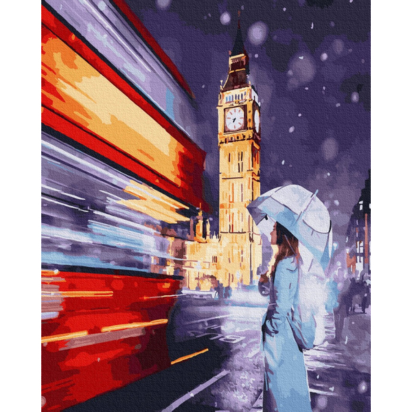 Картина по номерам Города - Плинність часу