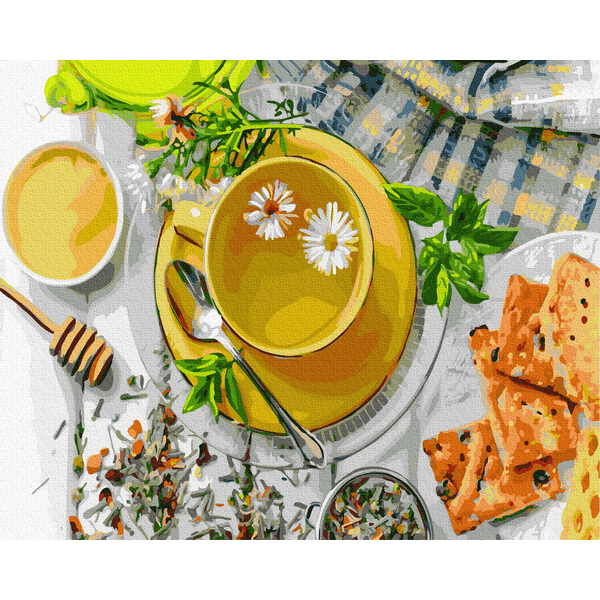 Картина по номерам Натюрморти - Медовий сніданок