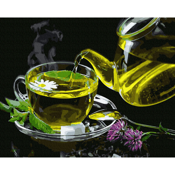 Картина по номерам Натюрморти - Трав'яний чай