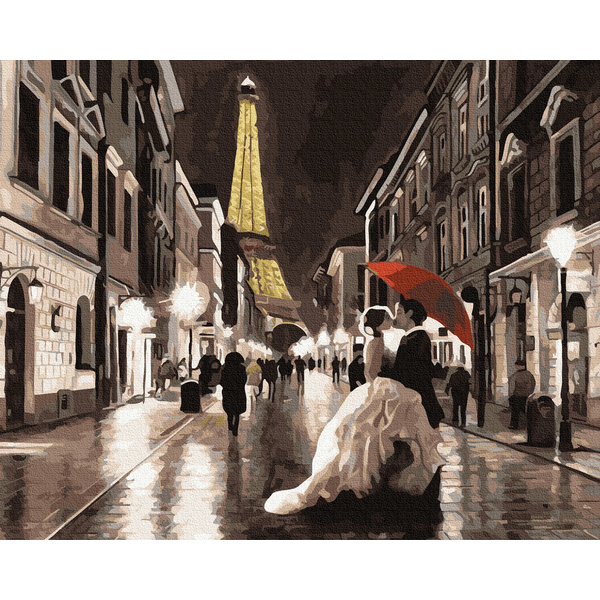 Картина по номерам Люди на картинах - Вишуканий Париж