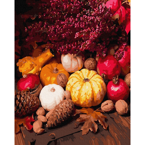 Картина по номерам Натюрморти - Дари осені