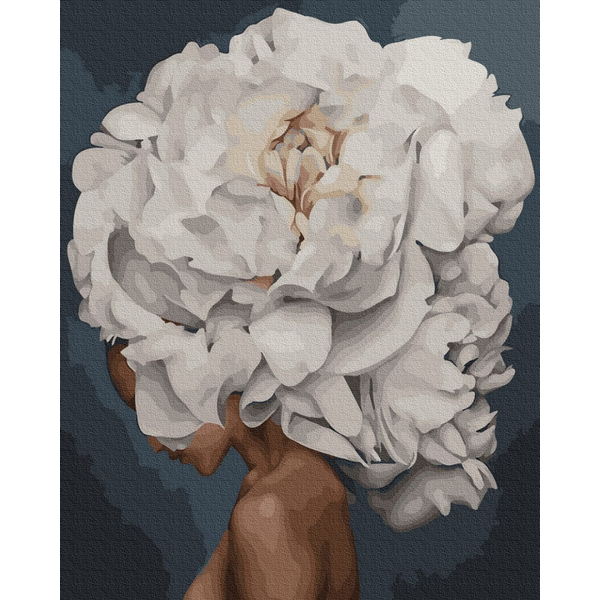 Картина по номерам Авторські колекції - Дівчина-піон