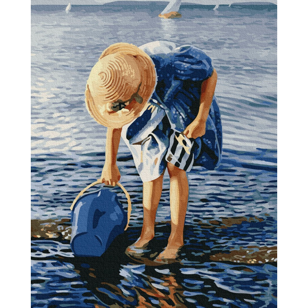 Картина по номерам Діти та ангели - Помічниця