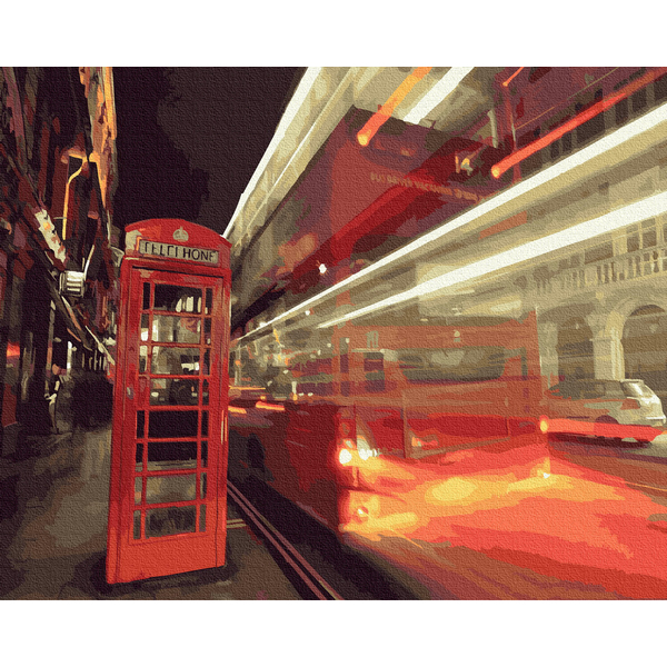 Картина по номерам Города - Рух великого міста